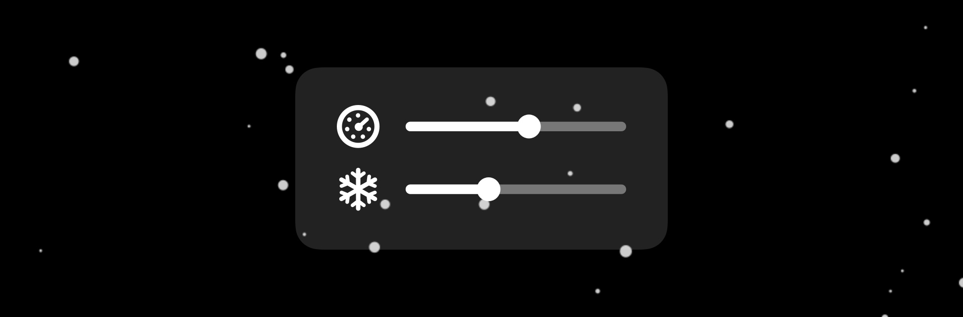 Snow simulation in browser, using HTML Canvas.